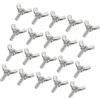 uxcell M4x10mm ala vite farfalla vite passo 0,7mm elementi fissaggio acciaio 20pz