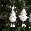 3 Pupazzo di Neve Peluche Ornamenti con Cappelli in Maglia per di Na
