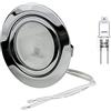oniroview Faretto con lampada alogena da incasso per mobili, cucine, bagno, cromato