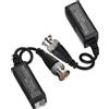 uxcell 1 Paio Balun Video Passivo per Trasmettitore BNC a UTP Cat5/5e/6 HD