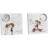 PuntoCasaStore 1 Pz Orologi sposini 2 ass. 10x10 cm bomboniera idea regalo
