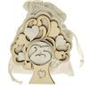 PuntoCasaStore 6 pz arte bag sacchetto albero della vita legno 25° anniversario nozze argento h