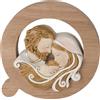 PuntoCasaStore Icona a forma di cornice sacra famiglia diam.8,5 bomboniera idea regalo matrimon