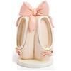 PuntoCasaStore 1 pz Scarpette da Ballerina Decorative in Resina Rosa H.5,2 cm Idea Regalo Bombo