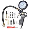 Riisoyu 3 in 1 Manometro Pressione Gomme 220PSI Manometro per Pneumatici con 24