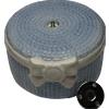 PuntoCasaStore 1 pz base carillon celeste d.9xh.5,5 cm bomboniera segnaposto nascita battesimo