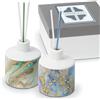 PuntoCasaStore Collezione QF Bronzo 1 pz Profumatore Diffusore diam.7 x H.8 cm 2ass. ceramica d
