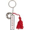 PuntoCasaStore 12 pz ciondolo zama smaltata laurea corona alloro tag ECONOMIA 6 cm con portachi