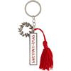 PuntoCasaStore 12 pz ciondolo zama smaltata laurea corona alloro tag ARCHITETTURA 6 cm con port
