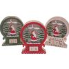 PuntoCasaStore 1 Pz Calendario datario in legno natalizio babbo natale h.20 cm 3 ass. idea rega
