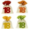 PuntoCasaStore 12 pz color bag sacchetto 18° anni diciottesimo compleanno 10x12 cm bomboniera p