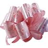PuntoCasaStore 30 PZ coccarda autotirante 13 cm fiocco rosa nascita bimba nastro 5 cm decorazio