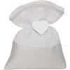 PuntoCasaStore 12 pz sacchetto splendor nozze argento 25 anniversario 10x12 tessuto elegante cu