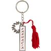 PuntoCasaStore 12 pz ciondolo zama smaltata laurea corona alloro tag FARMACIA 6 cm con portachi