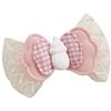PuntoCasaStore 12 Pz Applicazioni Fiocco Baby Girl Rosa 5,5 cm Nascita Battesimo Bambina Bombon