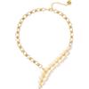 Sodini Collana corta con segmento di perle Ninive - Oro