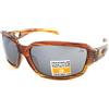 Stone Occhiali Da Sole In Pietra Wraparound Marroni Con Lenti Grigie Scure CAT.3 ST156