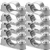 10 Pcs FORMAZIONE DEL PIUME INDUSTRIALE Staffa Per Tubo Da Parete