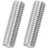 uxcell 2 Pezzi per M10x35mm 316 Acciaio Inox Barre Filettate Passanti, Passo 1.5mm
