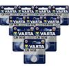VARTA 10x Varta CR1616 Batteria Pila a Bottone 3V Litio BR1616 Per Chiavi Auto