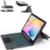 Roofei Custodia per Samsung Galaxy Tab S6 Lite 10,4 pollici 2024/2022/2020 con tastiera