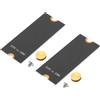 uxcell 2Pcs Adattatore SSD M2 2230-2280 Nero