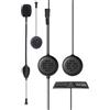 Midland - Interfono Moto Bluetooth BTGO Uni, Auricolari Casco Impermeabili per Tutti i Caschi, 200m, Batteria 8H, Universal Intercom, Audio Stereo con DSP, Compatibile con GPS e Interfoni Altre Marche