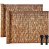 VEVOR Arella Frangivista in Canne Naturali 1,2x5 m Confezione 2 Rotoli Marrone