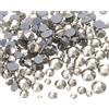 1450 Pcs Cristalli Hotfix Strass Vetro (SS6-SS30, Grigio)