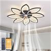 Narwhal LED Ventilatore da Soffitto, ventilatore da soffitto con luce e Telecoma