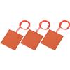 uxcell Tappetino riscaldante silicone, 12V 7,5W 50x50mm flessibile, confezione 3 pezzi