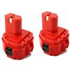 Shentec [2 pezzi] Shentec Ni-MH 12V 3500mAh per Batteria Makita PA12 1222 1220 1235 1233