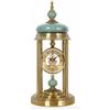 Orologio Al Quarzo con Colonne Dorato Orologio da Tavolo con Quadrante