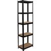 Relaxdays Scaffale portapesi, AxLxP: 180 x 50 x 30 cm, 875 kg, 5 Ripiani, per Cantina/Garage