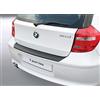 RGM Protezione paraurti Posteriore ABS Compatibile con BMW Serie 1 E87 3/5 Porte 2007-2011 Argento