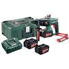 Metabo Martello combinato 3 KHA 18 LTX batteria agli ioni di Power Batteria Packs (18 V/4,0 AH) + Metaloc, 1 pezzi, verde, grigio, nero, rosso, 600210960