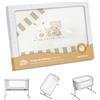 Interbaby 04100-05 Set Di 3 Lenzuola In Cotone Per Mini Culla - Modello: Love In Beige - 700 g