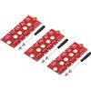uxcell 3Pcs Adattatore SSD M2 per Transfer 2230-2280 con Cacciavite Rosso