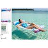 Amaca Gonfiabile Acqua Mare Piscina Materassino Rete Tie Dye 118x68cm dfh