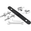 Ideal Standard - Multi Suites, Set di cerniere per sedile copriwater a chiusura rallentata serie Active in acciaio inox, J4766BJ, Neutro