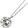 Nessuno Nuovissima collana con ciondolo in diamante Pt900/ Pt850 LDH 1,020 ct G SI2 G...