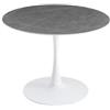 IDROWEB TAVOLO MIMOSA D 100 BIANCO/MARMO GRIGIO- 1,0 pz