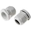 RS PRO PG29 - Pressacavo in nylon grigio, 18 mm/25 mm, IP68, confezione da 10 pezzi