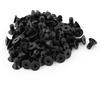 others 100Pcs Black M5 x 10mm Alloy Steel Hex Socket Flat Head Countersunk Screws Bolts