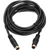 uxcell Cavo S Video 10ft, Mini DIN 4 Pin per Connettori Dorati Maschio a Maschio