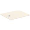 Ideal Standard - Ultra Flat S+, Piatto doccia rettangolare ultrasottile in resina effetto pietra, 120x100cm, Ideal Solid, Scarico lato corto, Sabbia