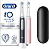 Oral-B iO3 Duo Adulto Spazzolino a vibrazione Nero, Rosa, Bianco