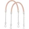 2pz 62cm cinturino borsa PU rosa fibbia argento per Fiat 500