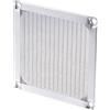 uxcell PC Polvere Ventola Filtri Alluminio Rete Argento Tono 90mm