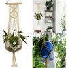 高质量 Macramè Pianta Tillandsia da Parete Cesto for corda Sostegno